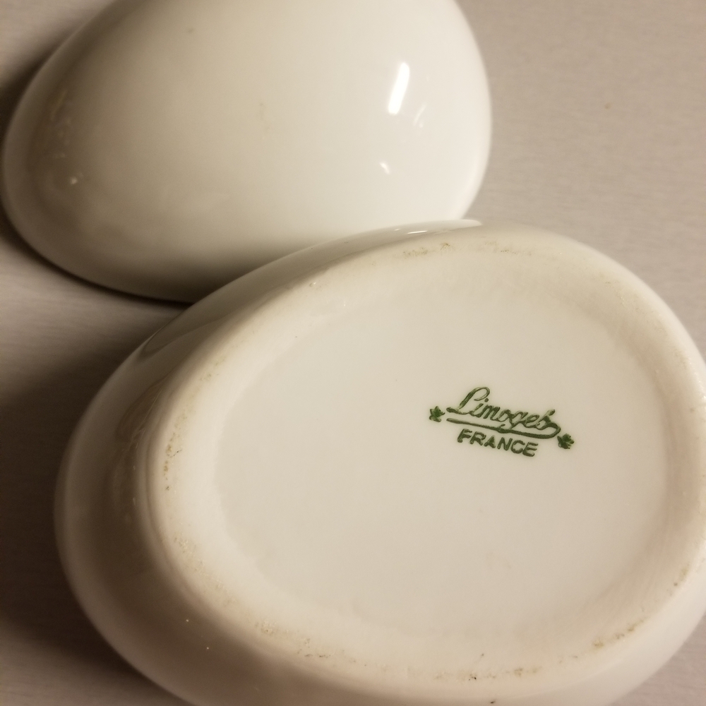 Limoges Elegant White Ceramic Pieces